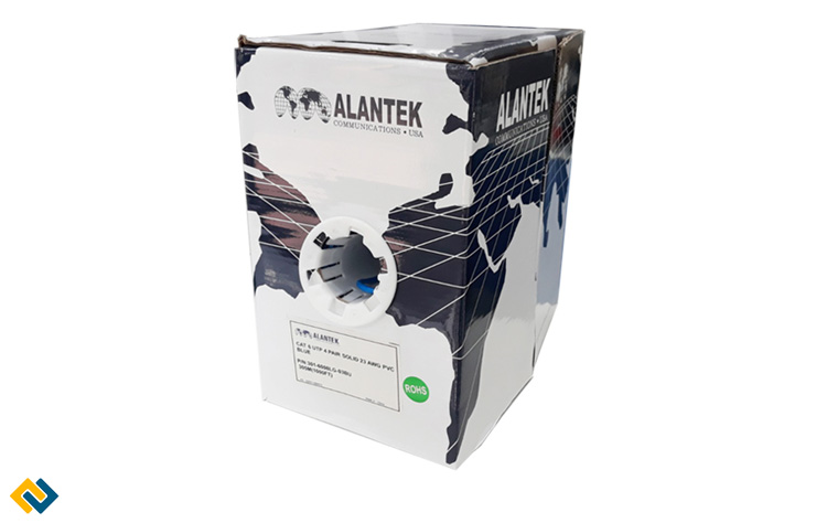 Cáp mạng Alantek Cat6 UTP 4-pair, Cáp mạng Alantek Cat6 UTP 4-pair chính hãng 301-6008LG-03GY/BU